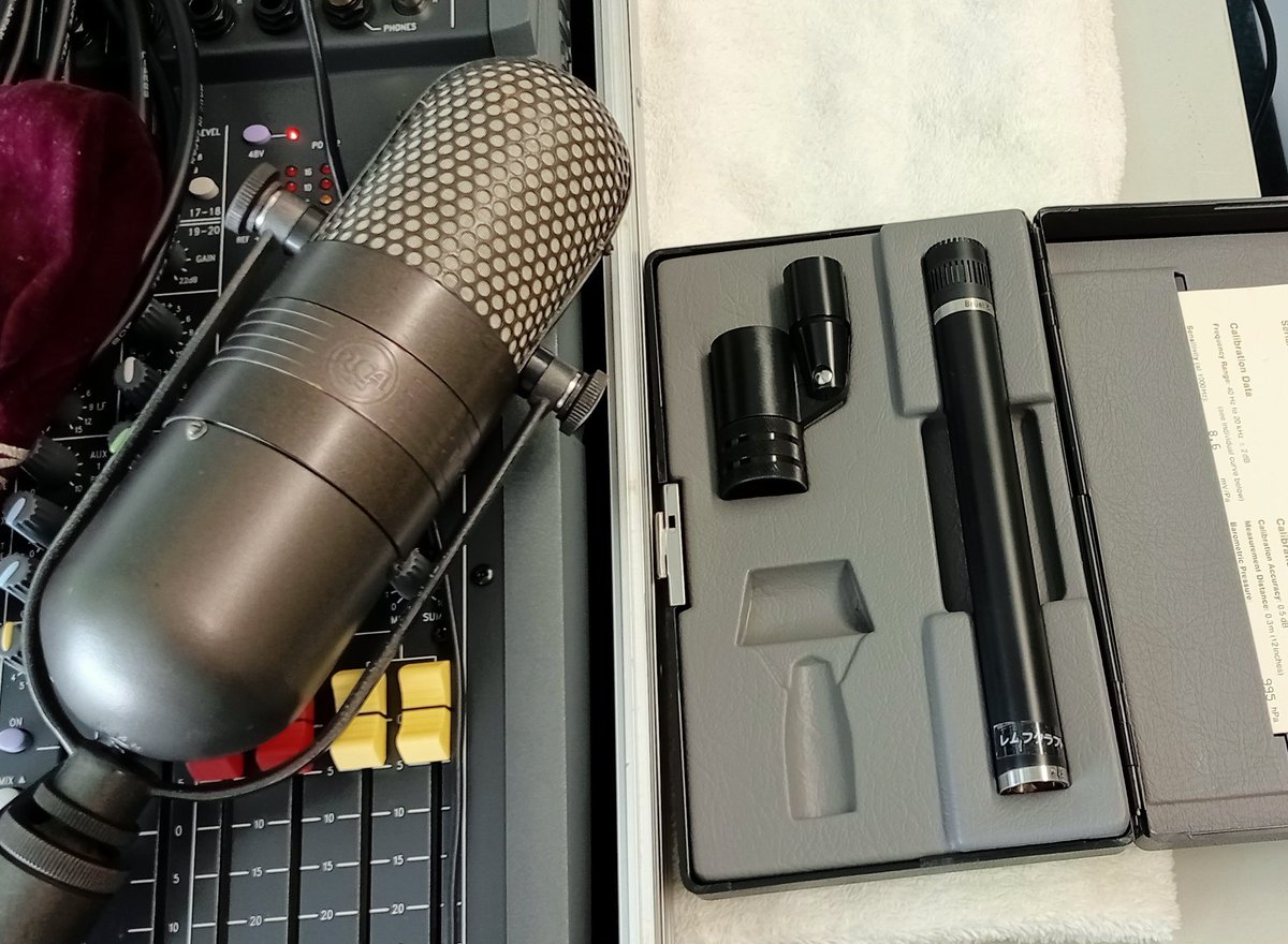 kiyuni194's tweet photo. え!?凄いぞ!RCA77DX。聴き比べるとb&k4011と互角に勝負出来るじゃん🎉。リボンはちょっと劣るものと思ってたんだけど。シュガーさんの恐るべき技術😆
#RCA77 #DPA4011 https://t.co/0cMInRVvOb