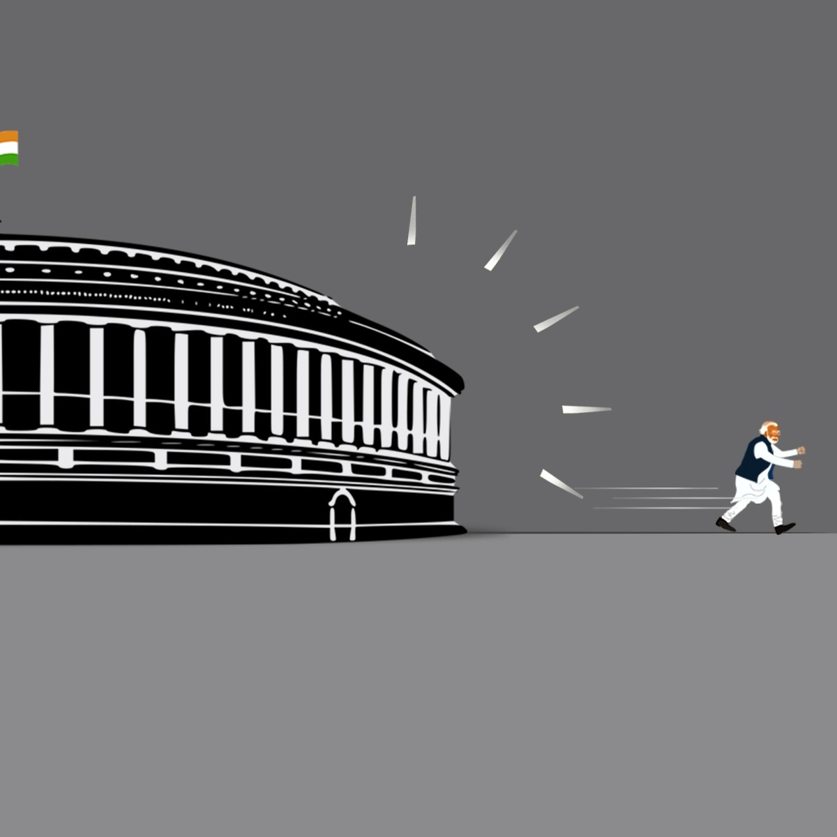 INCIndia's tweet photo. दौड़ा दौड़ा, भागा भागा सा https://t.co/aZIzyRmCYF