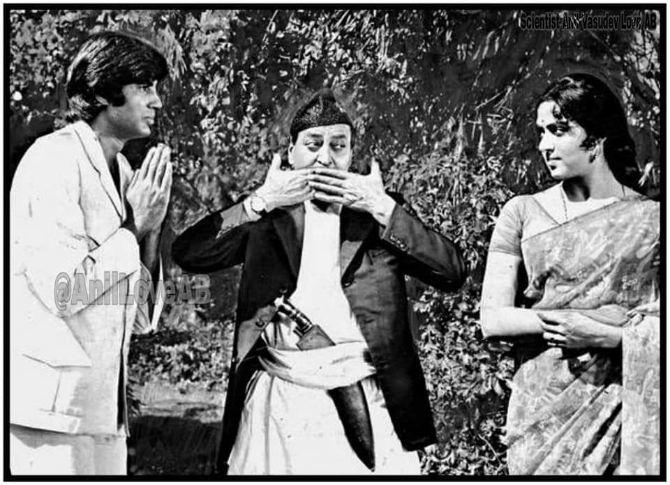 DrAnilLoveAB's tweet photo. Congratulations on completion of🎉
#49YearsOfKasauti '9 August 1974' My Dear Guruji @SrBachchan Sirji &
@dreamgirlhema ji #PranSahab ji
#SulochanaLatkar ji #RameshDeo ji
& Team Directed & Producedby #AravindSen ji Written by #SatishBhatnagar ji & #SuhridKarji
Music by #Kalyanji-#Anandji
