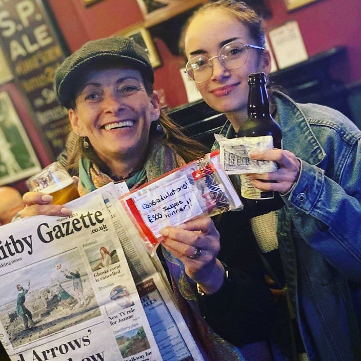 WestRidingLRR's tweet image. Massive congratulations to Julia for winning our £500 sticky 13’s jackpot last night! Enjoy spending it! 

Thanks to everyone who came down! 😊 

See ya next week! 
#greatnight #quiznight #thanks #beinittowinit #jackpot #beerhousesvouchers #mondaynight #sticky13 #pubquiz