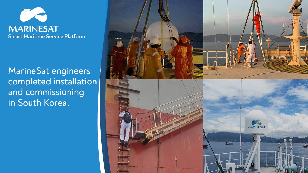 marinesat58's tweet photo. Exciting news to share!
MarineSat engineers completed installation and commissioning in South Korea.
#5G4G #international4G #IoT #ECDIS #shipsradios #AI #GMDSS https://t.co/d4x6Ercywv