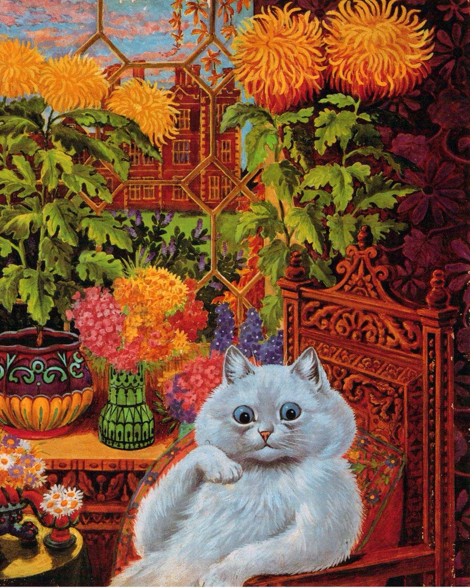 As it's #InternationalCatDay let's take a look at the extraordinary work of Victorian illustrator and cat lover Louis Wain.