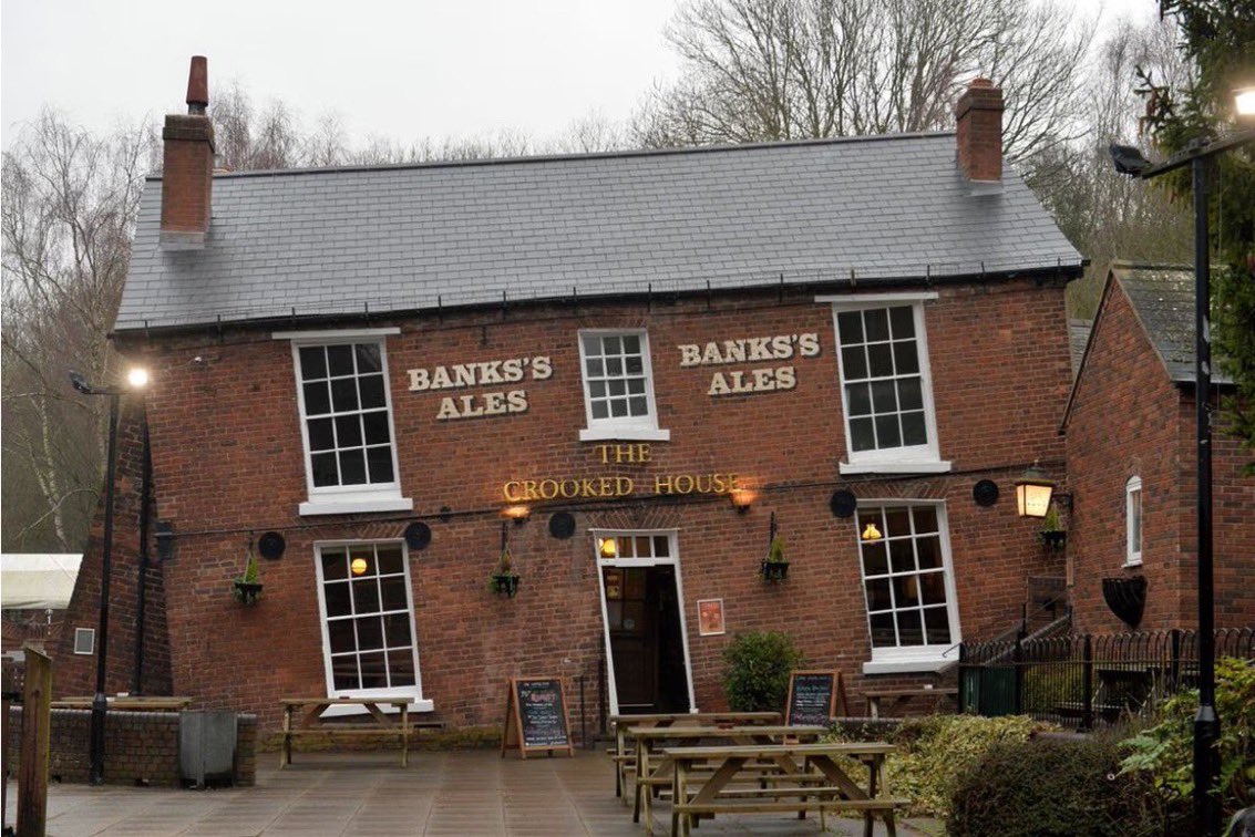 1765-2007: Cigarettes lit, smoked and discarded in the bar. 
It doesn’t burn down.

1939-1945: Luftwaffe rains incendiary bombs on the West Midlands. It doesn’t burn down.

July 2023: It sells to property developers.

August 2023: The Crooked House burns down. And is demolished.