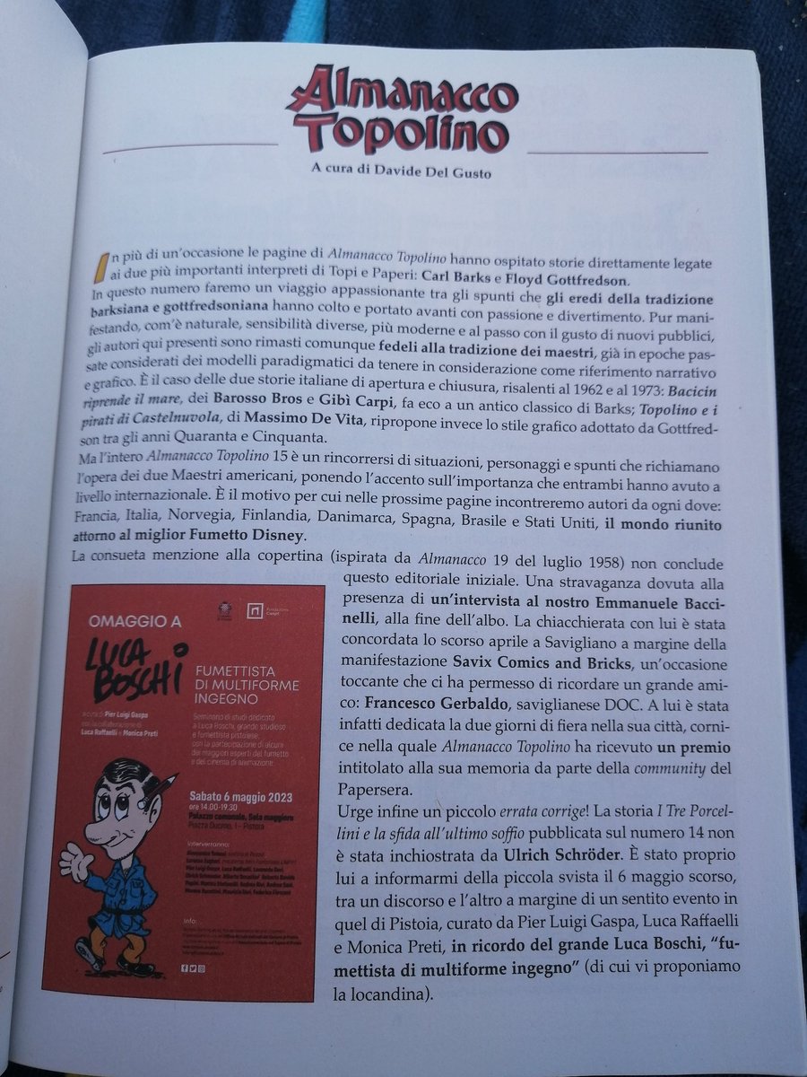 💛🧡

#almanaccotopolino #lucaboschi #francescogerbaldo #papersera #savixcomicsandbricks