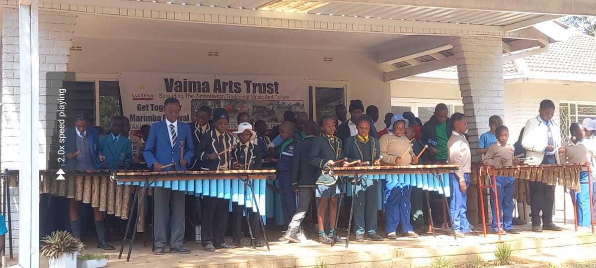 bandpstudycentr's tweet photo. Marimba Festival
Our marimba team attended a get-together marimba festival hosted by Vaima Arts Trust at St James Academy in Borrowdale. https://t.co/4aJu3v6Pgs
