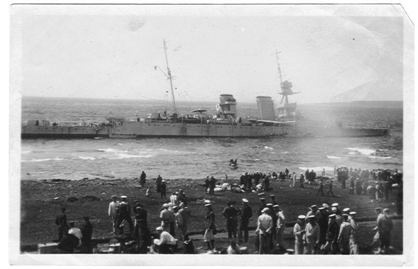 #OnThisDay in 1922, the Royal Navy HMS Raleigh ran aground at Point Amour, Labrador. The flagship of the North America and West Indies Squadron and was on a goodwill tour. 12 sailors died and more than 700 got ashore. The ship was blasted apart in 1926, as it was an embarrassment