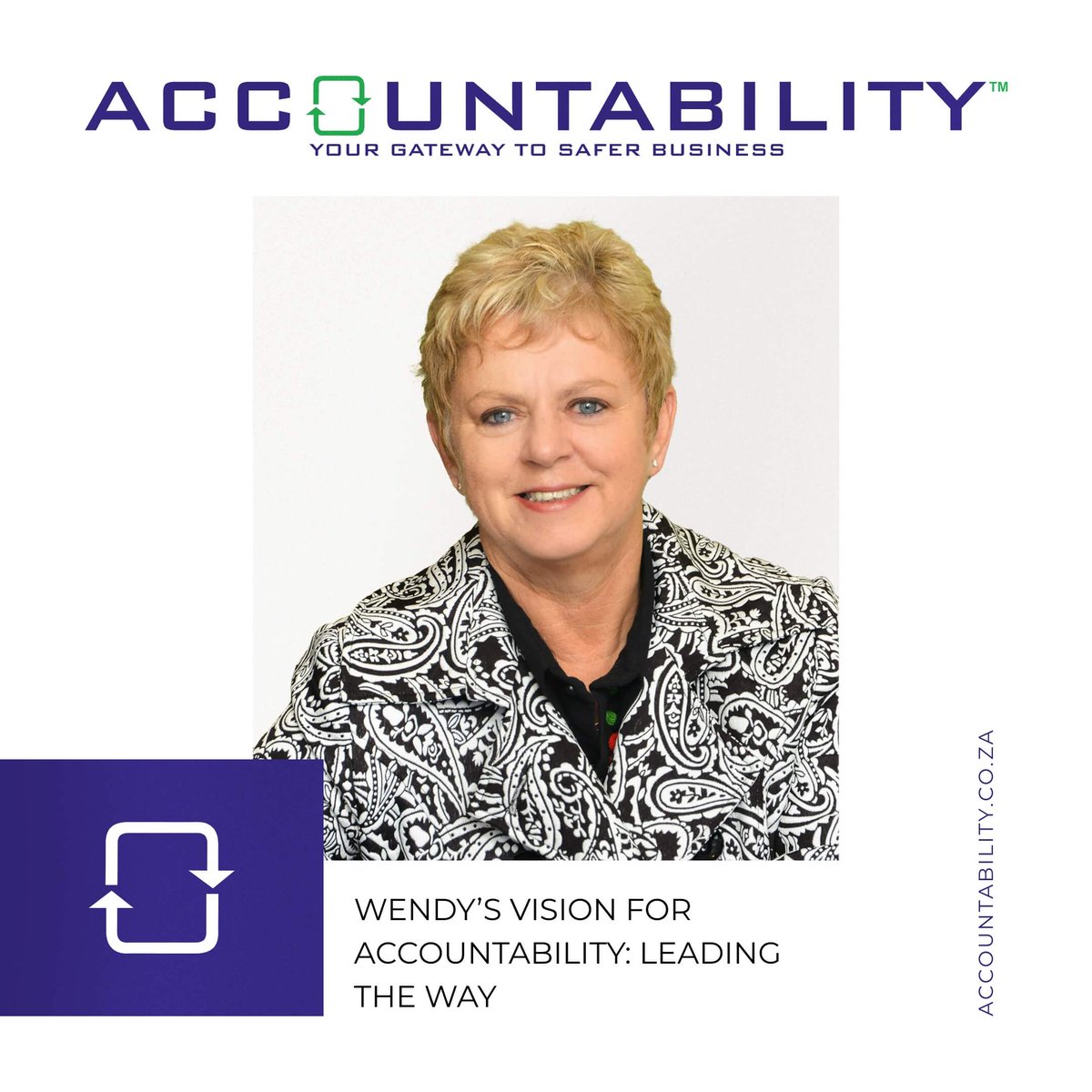 AccyGroup's tweet photo. As a trailblazing founder of Accountability, Wendy has a clear vision for our Company's future.

Join us in celebrating her vision and mission in collectively working towards a more accountable future. 💼✨

https://t.co/trteai7nFH

#WomenInAccountability #VisionaryLeadership https://t.co/u4lTtU6wQ4