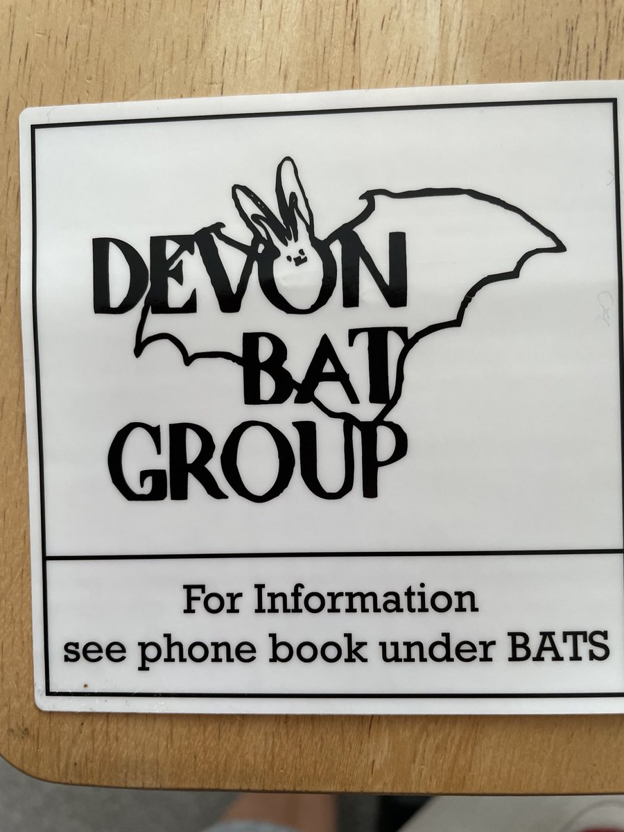 Arrived home to some unexpected post- this car sticker for Devon Bat Group which I recently joined 🦇🦇😊❤️ #DevonBats #Bats #DevonBatGroup