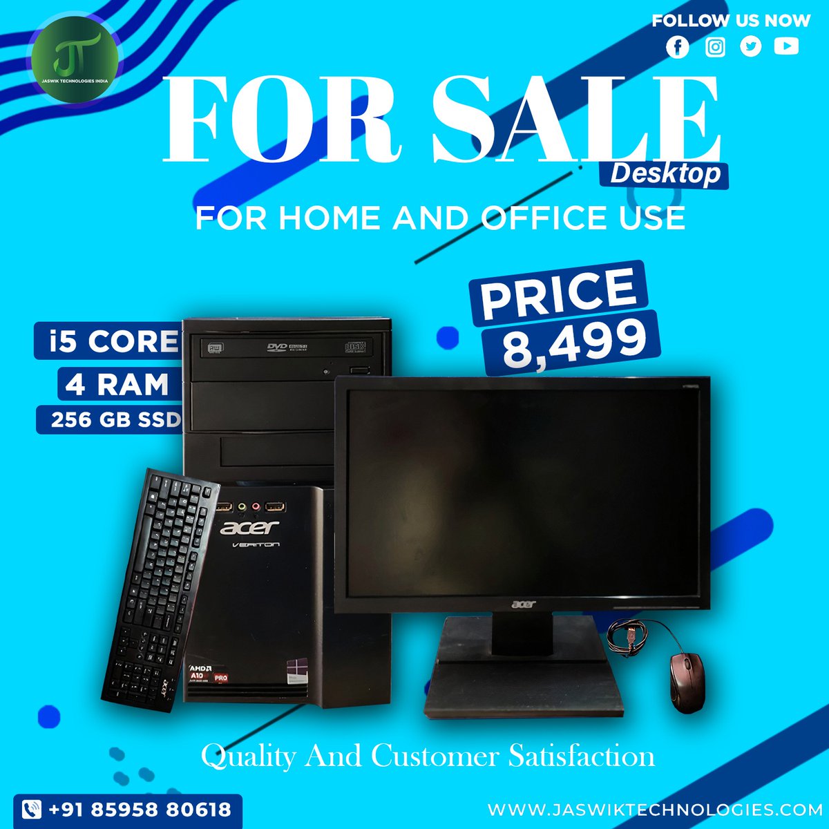 jaswiktech's tweet image. &quot;Discover the Power of Performance with i5 Computers for Sale! 💻 Elevate Your Computing Experience Today!&quot;
.
.
.
.
.
#PowerfulComputing #i5Processor #FastAndEfficient #TechRevolution #PerformanceBoost #SeamlessMultitasking #ProductivityUnleashed #NextGenComputers #TechUpgrade