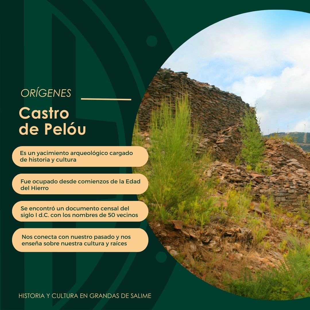 Explora la historia viva en el increíble Castro de Pelóu. Este yacimiento arqueológico es un tesoro de la Edad del Hierro, revelando raíces ancestrales que trascienden el tiempo.
¡Sumérgete en un viaje a través de los siglos y conéctate con nuestra cultura en cada rincón!⛏️