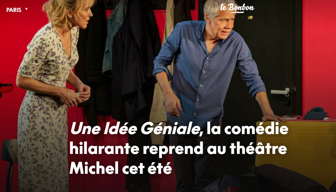Théâtre Michel tweet media