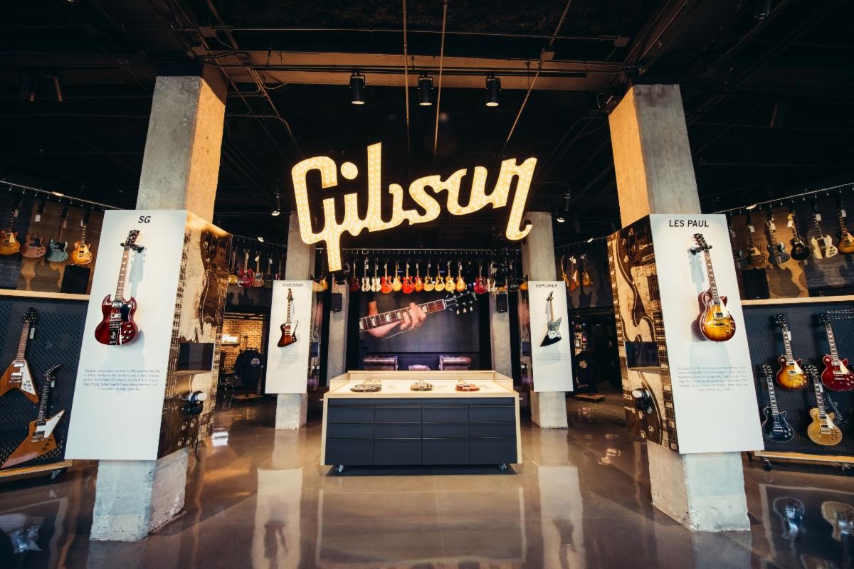Early in 2024, the 4,500 square feet Gibson Garage London, with 300-plus electric and acoustic guitars from Gibson and Epiphone, opens off Oxford Street, London. (Photo: Gibson)
