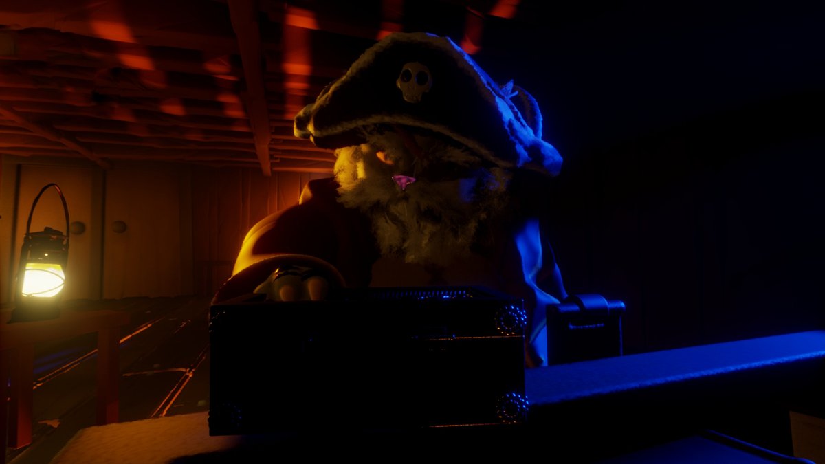 For the #InternationalCatDay !

The Brave Captain of my game #madeindreams 'A PIRATE STORY' is a #Cat ! 🐱

#JournéeInternationaleDuChat #Catday  #DreamsPS4 #DreamsPS5 #gamedesign