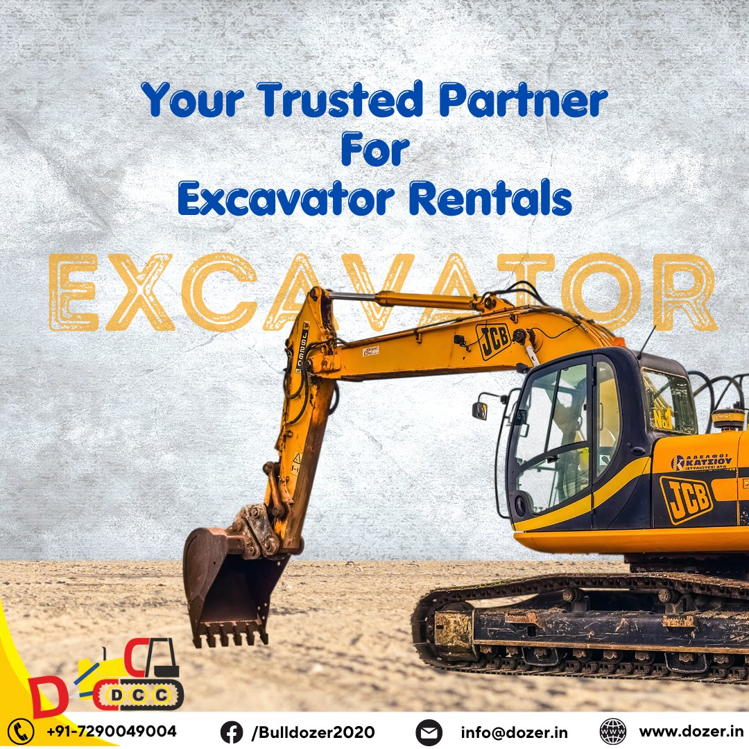 When it comes to renting an #Excavator from DCC Infra Pvt. Ltd. allows you to access the required equipment without the long-term financial commitment.
.
#ExcavatorRental #RentHeavyMachinery #ConstructionEquipment #RentAnExcavator #EarthmovingEquipment #RentalsForConstruction
