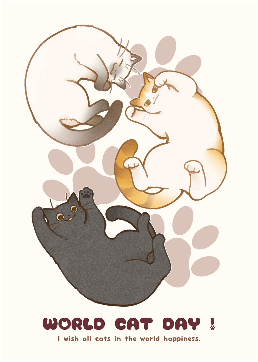 Katze_nest's tweet photo. 今日は #世界猫の日 。
全ての猫さんたちに幸あれ。

#世界猫の日2023 https://t.co/5TWyxVZutw