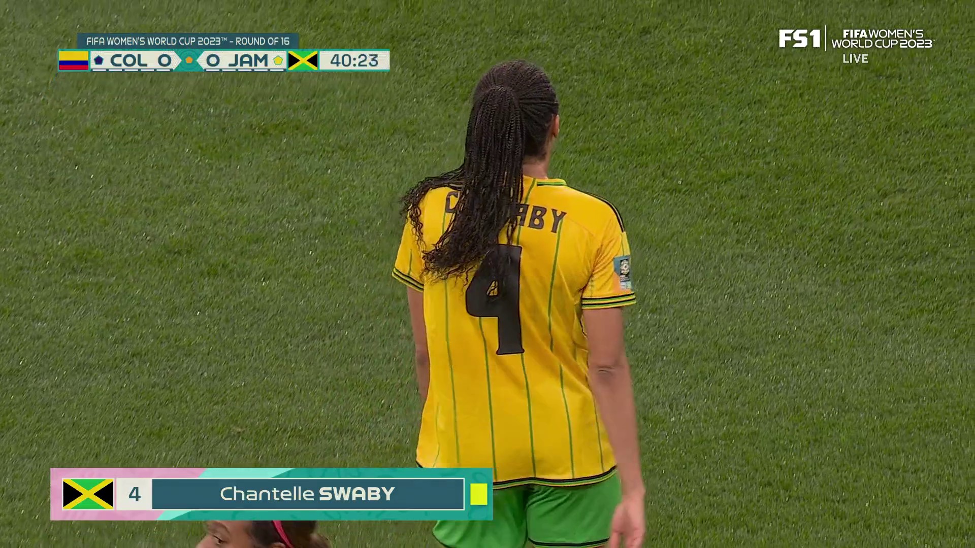Chantelle Swaby was not having it 😂😂 (via FOXSoccer/TW) #soccer #wor