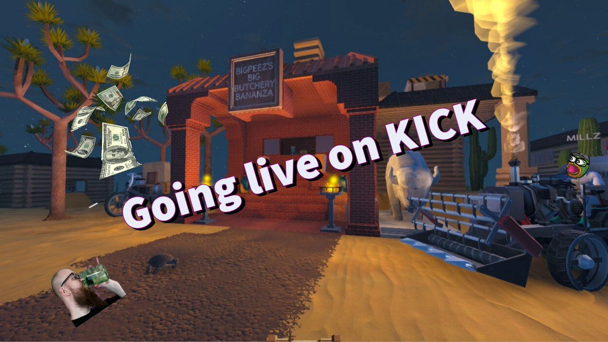 vemma4533's tweet photo. Going live on https://t.co/qFPKDQJvh4, diving into ECO once more! 🥩 Operating BIGPEEZ's BIG BUTCHERY BANANZA, come join the fun! 🥩 Wishing you a fantastic morning and the courage to chase your dreams! Let's have a blast together! 😄🌟 #LiveStream #ECOGame #DreamChasing https://t.co/X6Vlfap9C5