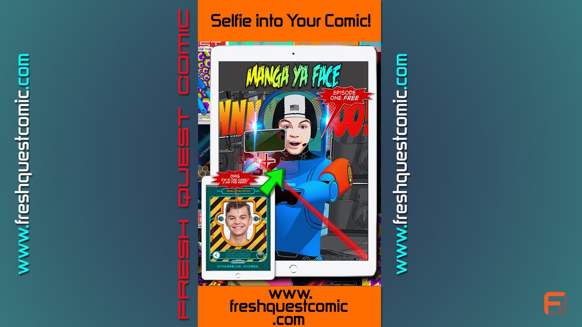 Freshquest17's tweet photo. Dare to be a Selfie Comic Hero: 
Join the Revolution Now!😱 
https://t.co/AkSR7w3z71 via @YouTube 
https://t.co/Wi5IiYayiv
⭐️Selfie Comic turns any kid into a hero!
😀No Ads-Totally Safe 
❤️FREE from the App Store https://t.co/gi5zGxc1Kv