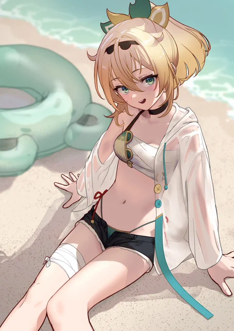 水着風真殿!(再掲#いろはにも絵を 