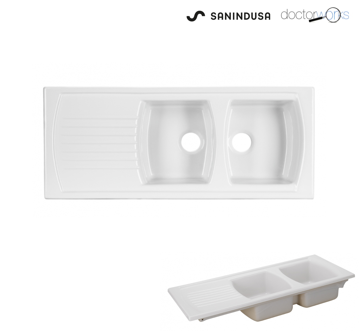 doctor_works's tweet photo. 🌟¡Renueva tu cocina con estilo y funcionalidad! 🌟 Descubre nuestro elegante fregadero de porcelana vitrificada en color blanco, con 2 cubetas y escurridor. 🍽️🔝 https://t.co/bN4NLO1VWI