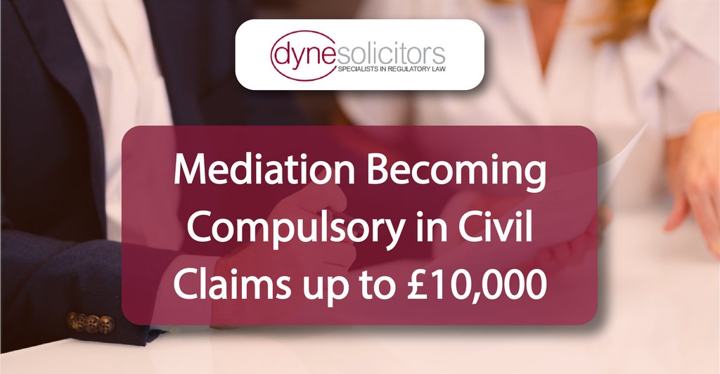 DyneSolicitors's tweet photo. The Government has confirmed its intention to integrate mediation as an essential part of the court process for lower value civil claims. 

Find out more; https://t.co/oLhQFmrf3J 

#Mediation #CivilLaw #DyneSolicitors #Dyne https://t.co/FfYHutqL56