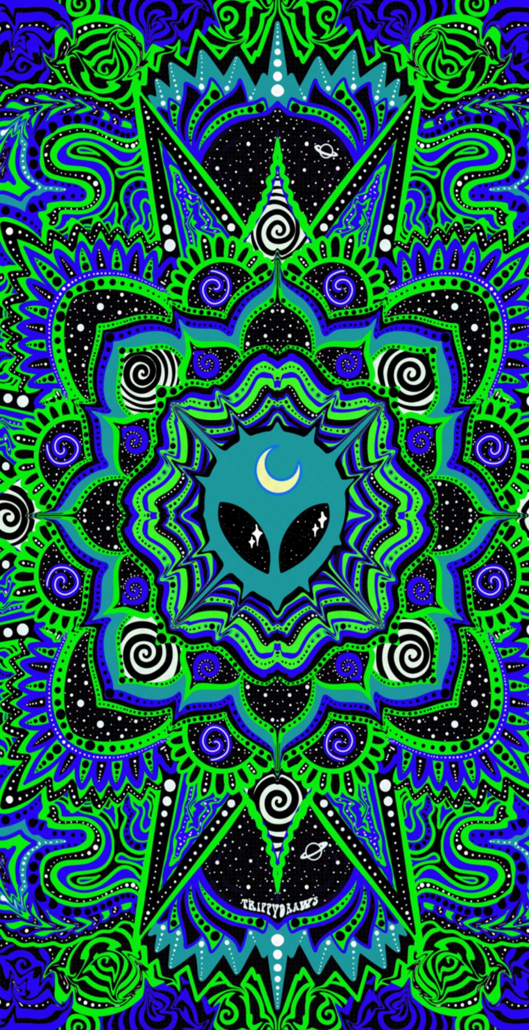 Alien wallpaper.  Alien patterns, Trippy wallpaper, Art wallpaper