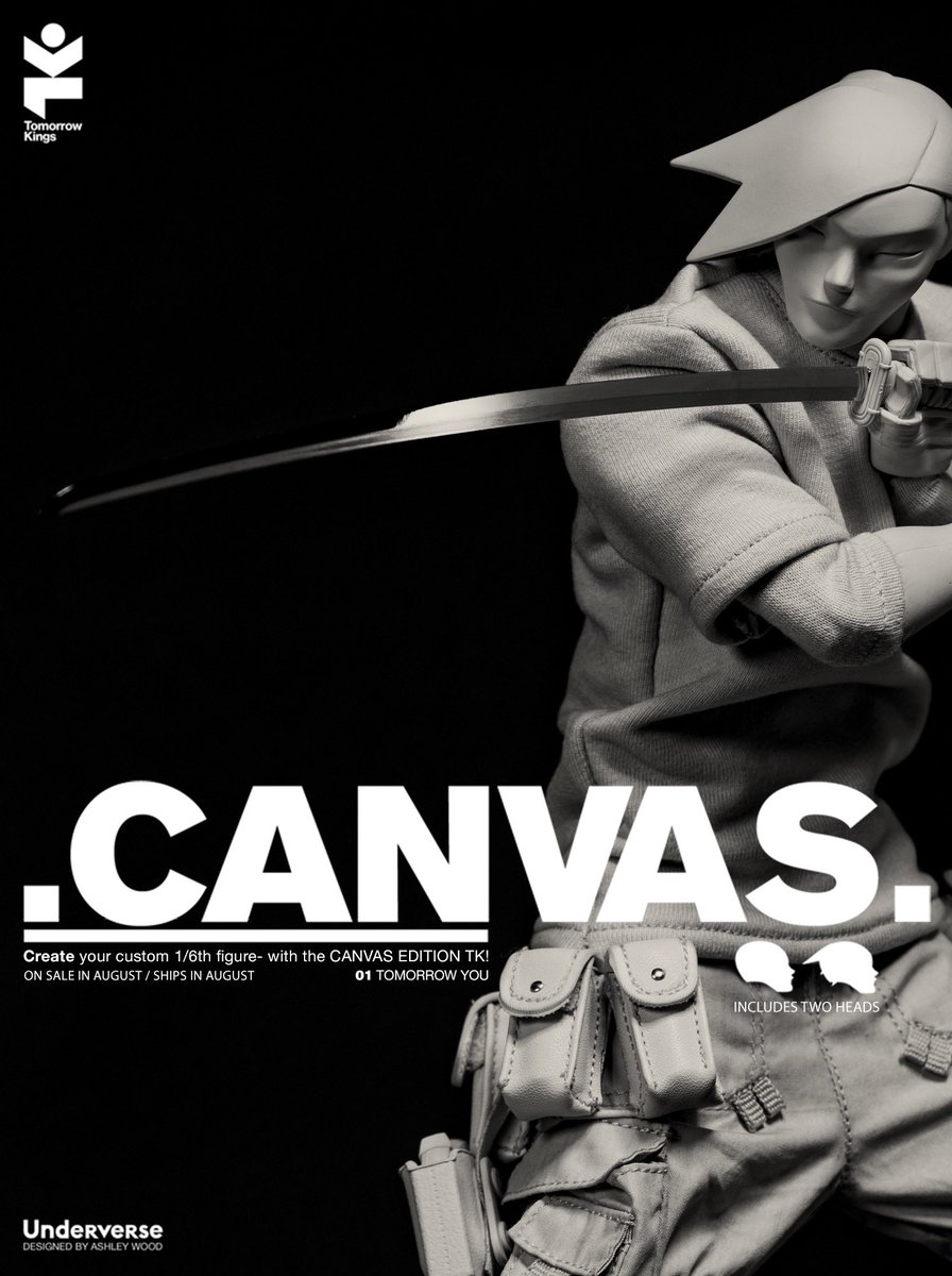 underversehq's tweet photo. TOMORROW KINGS CANVAS TK LTD Edition first batch will be available for pre-sale August 4th at 10:00AM China Timezone / August 3rd 19:00PM Pacific Timezone at https://t.co/UbjuDWn8a6 and the UV Tmall!
#underversehq
#ashleywood
#tomorrowkings https://t.co/vEq9dvbOUr