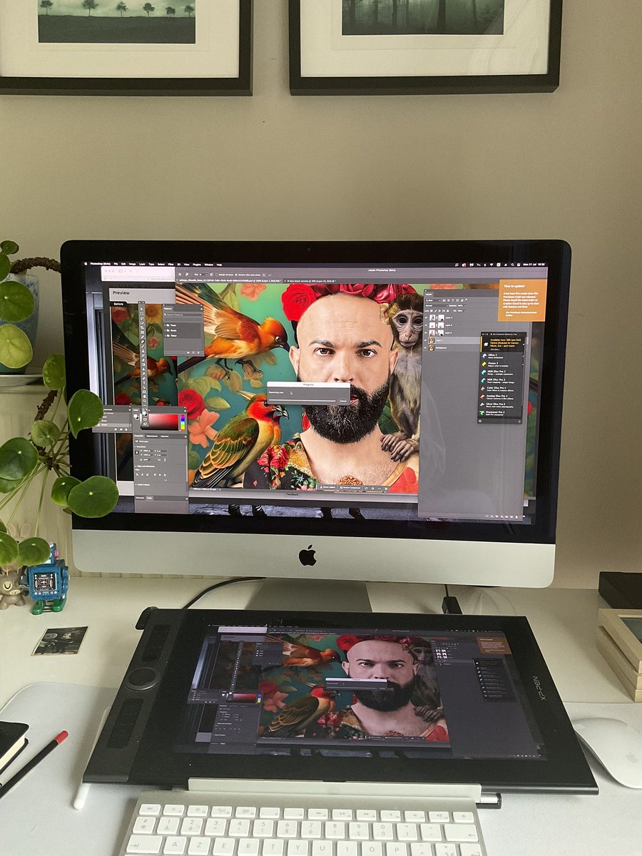 Creative day today while the kitchen is getting painted 🙃