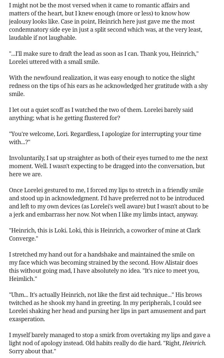 _prosaique_'s tweet photo. PROMPT: "Loki vets Lorelei's potential suitors"

AU request by @ifitsyouphile [Sorry it took so long, Ate Nevs!] I do believe how I wrote this was a total mess, but I still had a lot of fun writing it. I hope it'd be fun to read as well. 😅

#PLtwt #ProjectLOKI #LoreKi
1/3 https://t.co/SKbncBJ9FJ