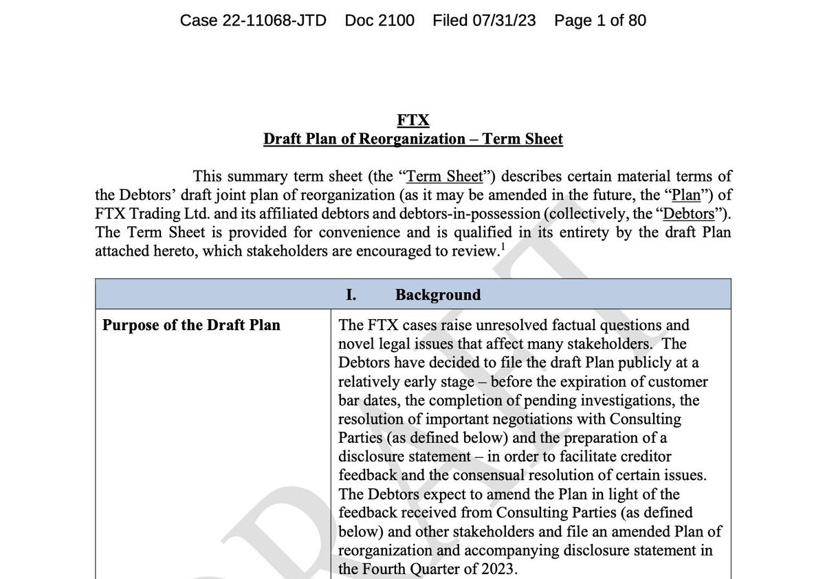 coingecko's tweet photo. NEWS: FTX has filed a proposed plan that would see a possible restart of https://t.co/8K1ohIbTsQ.

📰 https://t.co/iJVTndtwvR https://t.co/2KMbRTYo6Q