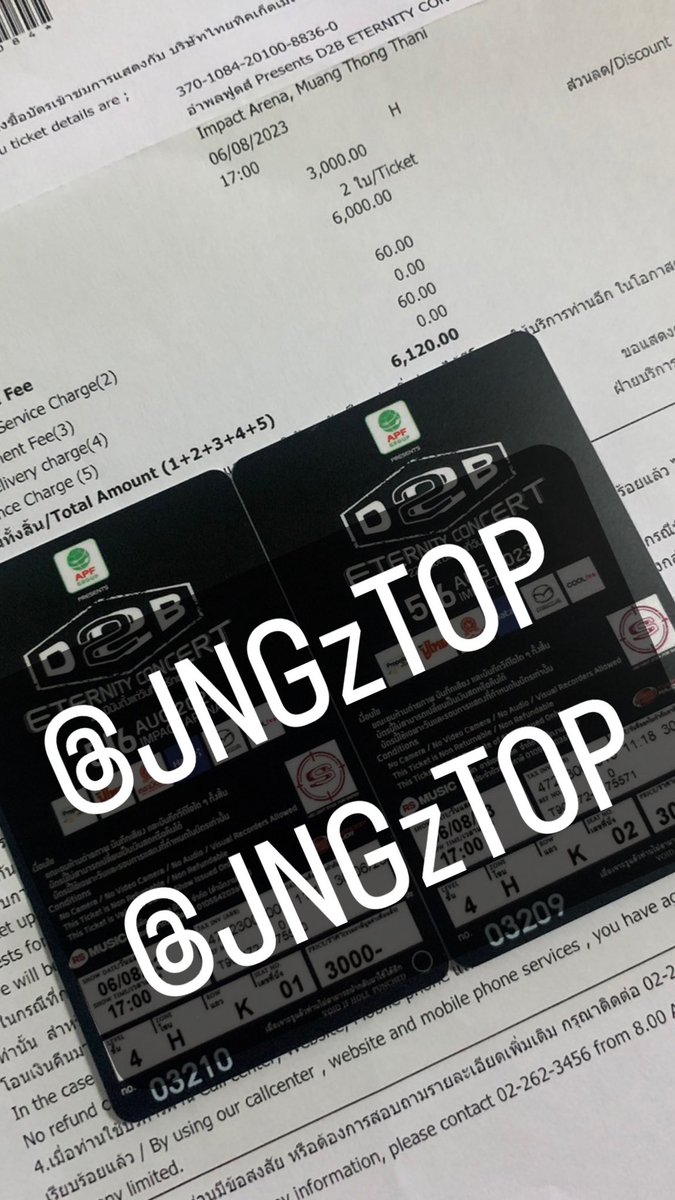 JNGzTOP's tweet photo. ขายบัตรคอน D2B รอบวันอาทิตย์ที่ 6 สค 66 โซน H 2 ที่นั่งติดกัน ใบละ 3,000 ต่อรองได้ค่ะ สนใจ DM มานะคะ นัดรับหน้าคอน/EMS จ่ายตามจริง
#D2B #D2BETERNITY #D2BETERNITYCONCERT #THEEPHEE #BEAMKAWEE #DANWORAWECH https://t.co/TPJpNrEy0W
