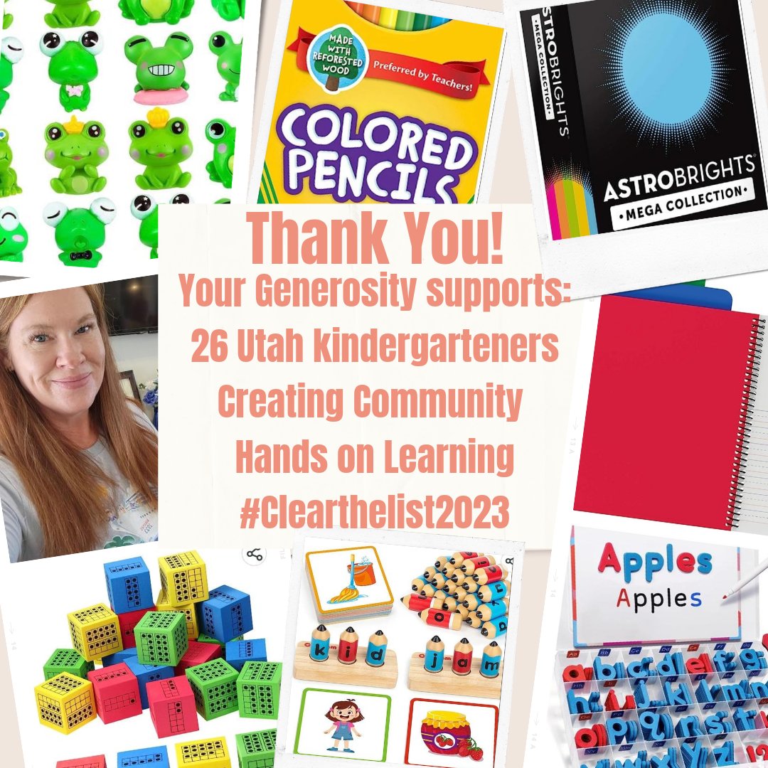 <a href="/curriculumcornr/">Cathy Henry</a> I can't believe school starts in 2 weeks!
I am a kindergarten teacher at a Title 1 school in Utah and want to make my classroom the best it can be! Any help to get the supplies I need to make the year run smooth would be so appreciated! 
#clearthelist 
amazon.com/hz/wishlist/ls…
