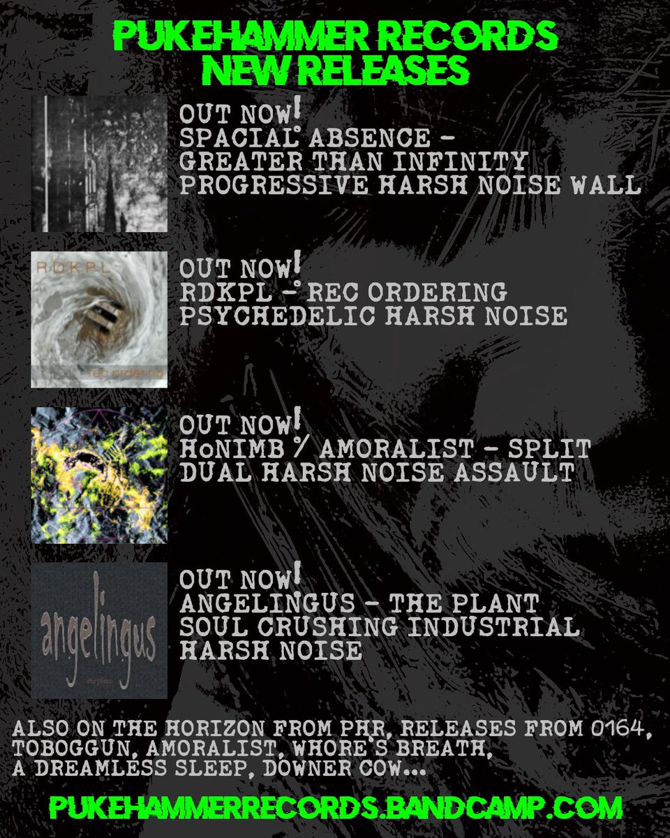 PukehammerRecs's tweet photo. #noise #harshnoise #HNW #harshnoisewall #experimental #experimentalnoise #heavyelectronics #powerelectronics  #powernoise #drone #darkambient #noisemusic #industrial #deathindustrial #newrelease https://t.co/IY2S2WRMzV