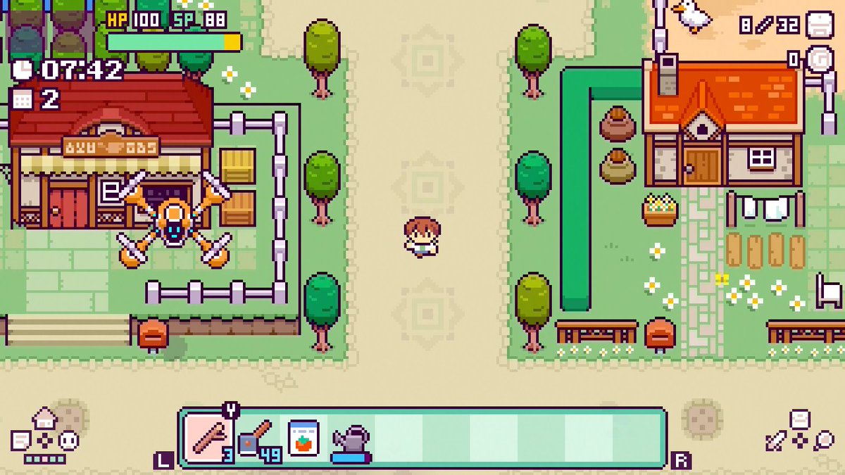 skipmore's tweet image. #8月になったのでフォロワーさんに自己紹介しようぜ #ゲーム制作
解像度低めのドット絵ゲームを作ってます！SwitchやSteamで遊べます！

◆Nintendo Switch
store-jp.nintendo.com/search/?q=skip…
◆Steam
store.steampowered.com/search/?develo…