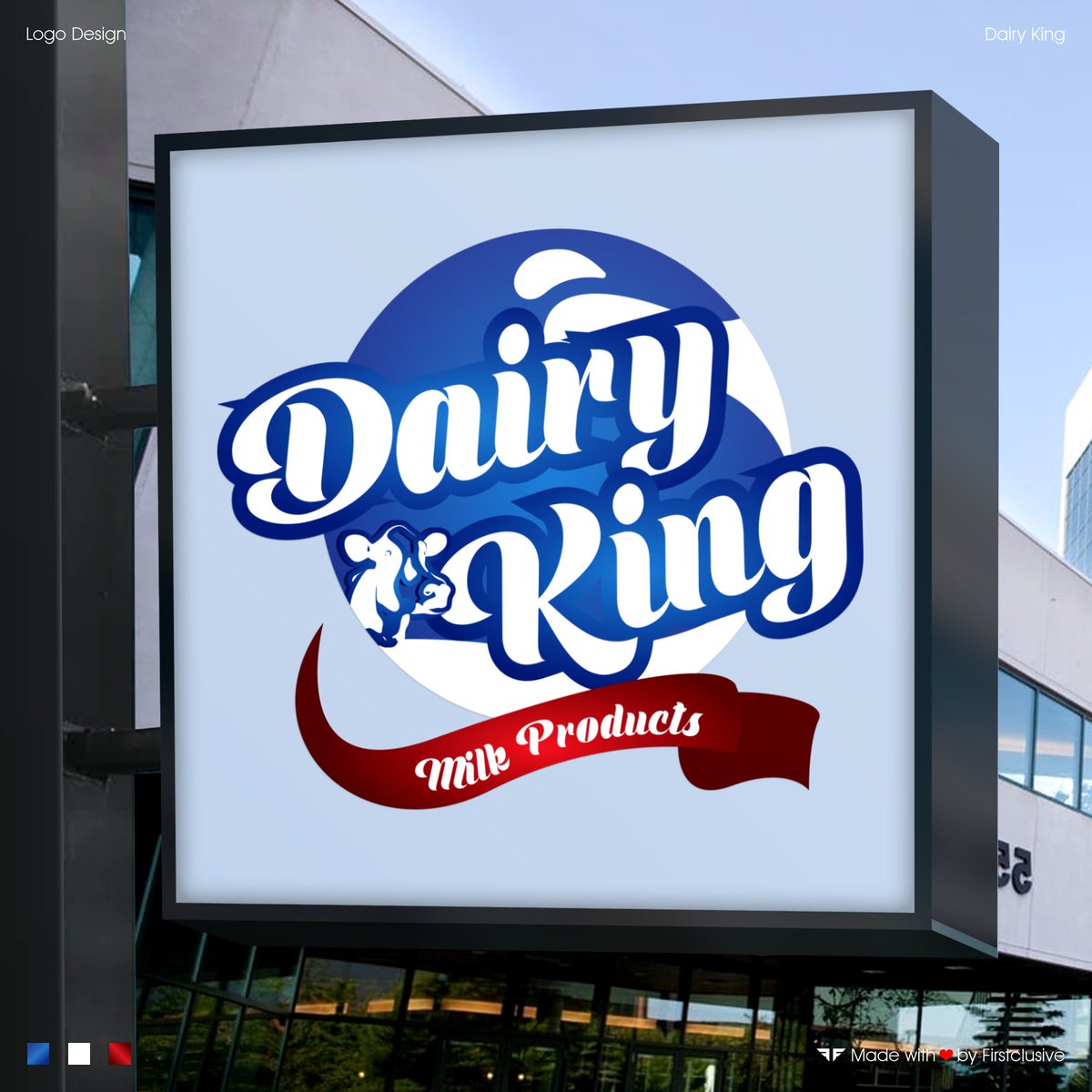 Firstclusive's tweet photo. Logo Designed for Dairy King! 🐄
📞 To Sketch your Brand’s Signature into an Iconic Logo, connect with us via Call or WhatsApp: +91-9885925529.
#Logo #LogoDesign #DairyKing #DairyFarm #MilkLogo #FarmLogo #DairyLogo #DKLogo #CreativeLogo #Firstclusive #FirstclusiveTechnologies https://t.co/03DY1rqcn7