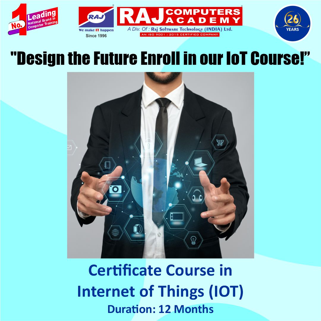rstilindia's tweet image. Leading National Brand in Computer Training Institute

Raj Computers Academy
CAREER बनाने में आपका सच्चा साथी

&quot;Revolutionize Industries: Learn IoT and Shape the Future!&quot;

Join Certificate Course in Internet of Things (IOT)

#ITOCourse #IoTExplained #InternetOfThings #IoTTraining
