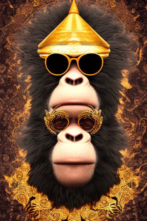 This is the Rarest #AwkwardApe I have Rabdomly Minted. I received an Air Drop of #BNB    and am still earning beans with their 20% distribution in contract 👀

t.me/awkapez visit us Awkward Apes and get involved in the games and events. Enjoy the community with us