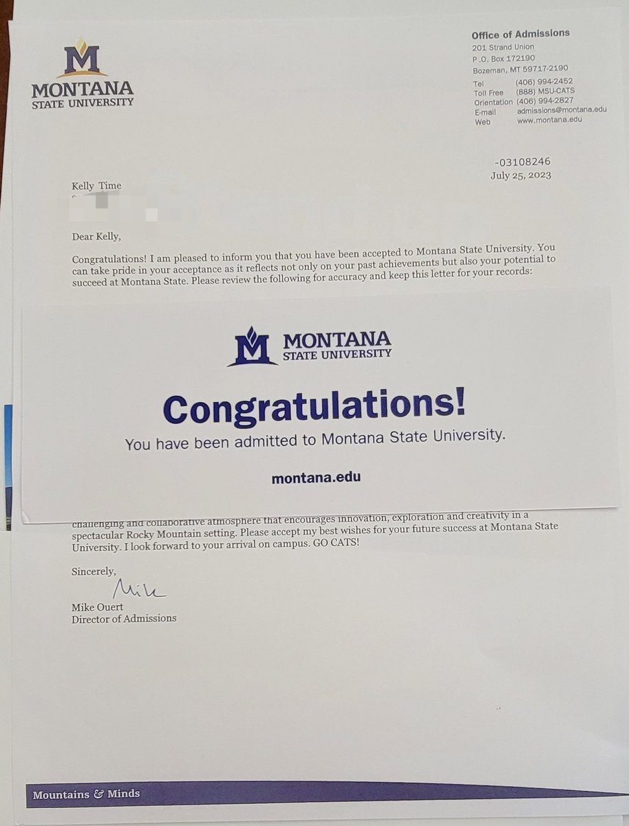 Truly blessed and grateful to receive my 1st college acceptance letter #AG2G  #co2024 🏫🙌 <a href="/montanastate/">Montana State University</a> <a href="/MSUBobcats/">Montana State Bobcats</a>