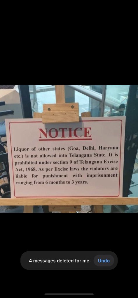 sunil rao (@linusoar) on Twitter photo Says a lot about source of revenue for TS that genuine airline passengers being treated as smugglers !!! <a href="/TSExcise/">Telangana State Excise Department</a> could there be any other official reason ??? Says a lot about source of revenue for TS that genuine airline passengers being treated as smugglers !!! <a href="/TSExcise/">Telangana State Excise Department</a> could there be any other official reason ???