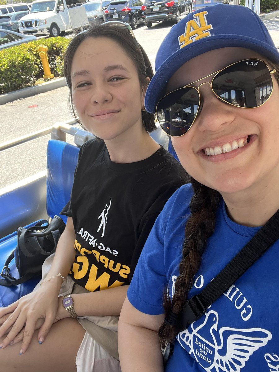 It’s a moment in time for solidarity. We work hard and deserve to be paid fairly. #SAGAFTRAstrike #SagAftra <a href="/gracerolek/">grace</a>