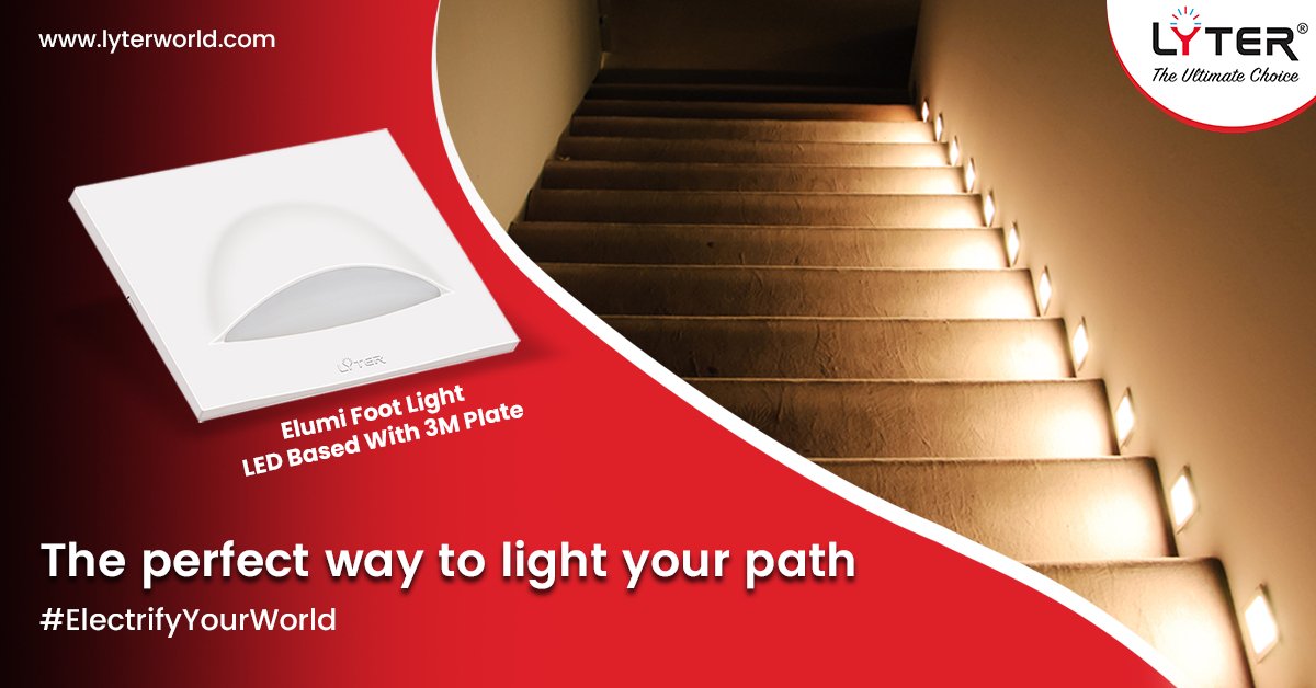thelyterworld's tweet photo. #ElectrifyYourWorld - Never stumble in the dark again as it illuminates your path, providing a warm and elegant glow. Embrace the safety and convenience it brings, leaving behind the worries of darkness.
🌐: https://t.co/htMK1sp55q
#LyterWorld #Lyter #ElumiFootLight #FootLight https://t.co/dhcivGkfo2