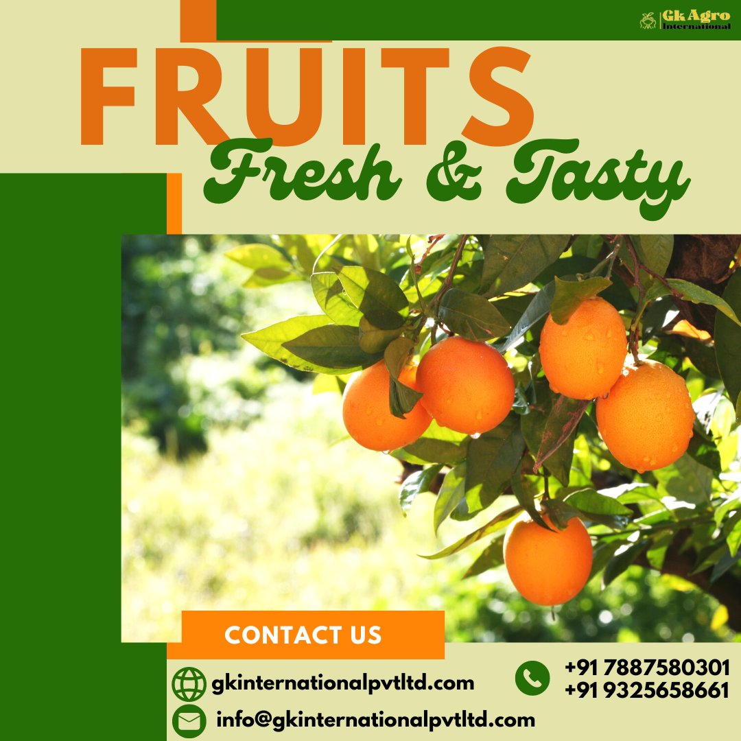 Juicy Goodness, Naturally Refreshing.

#OrangeLove
#CitrusFruit
#JuicyOrange
#FreshAndZesty
#VitaminCBoost
#OrangeDelight 

Visit: gkinternationalpvtltd.com