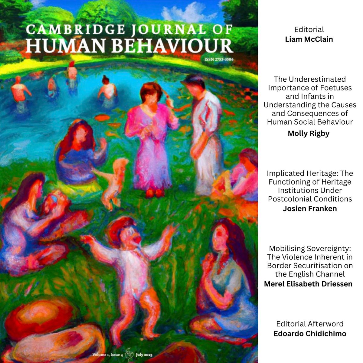 CJofHB's tweet image. ISSUE 4 PUBLISHED!

Read our latest issue here: cjhumanbehaviour.com/publications/