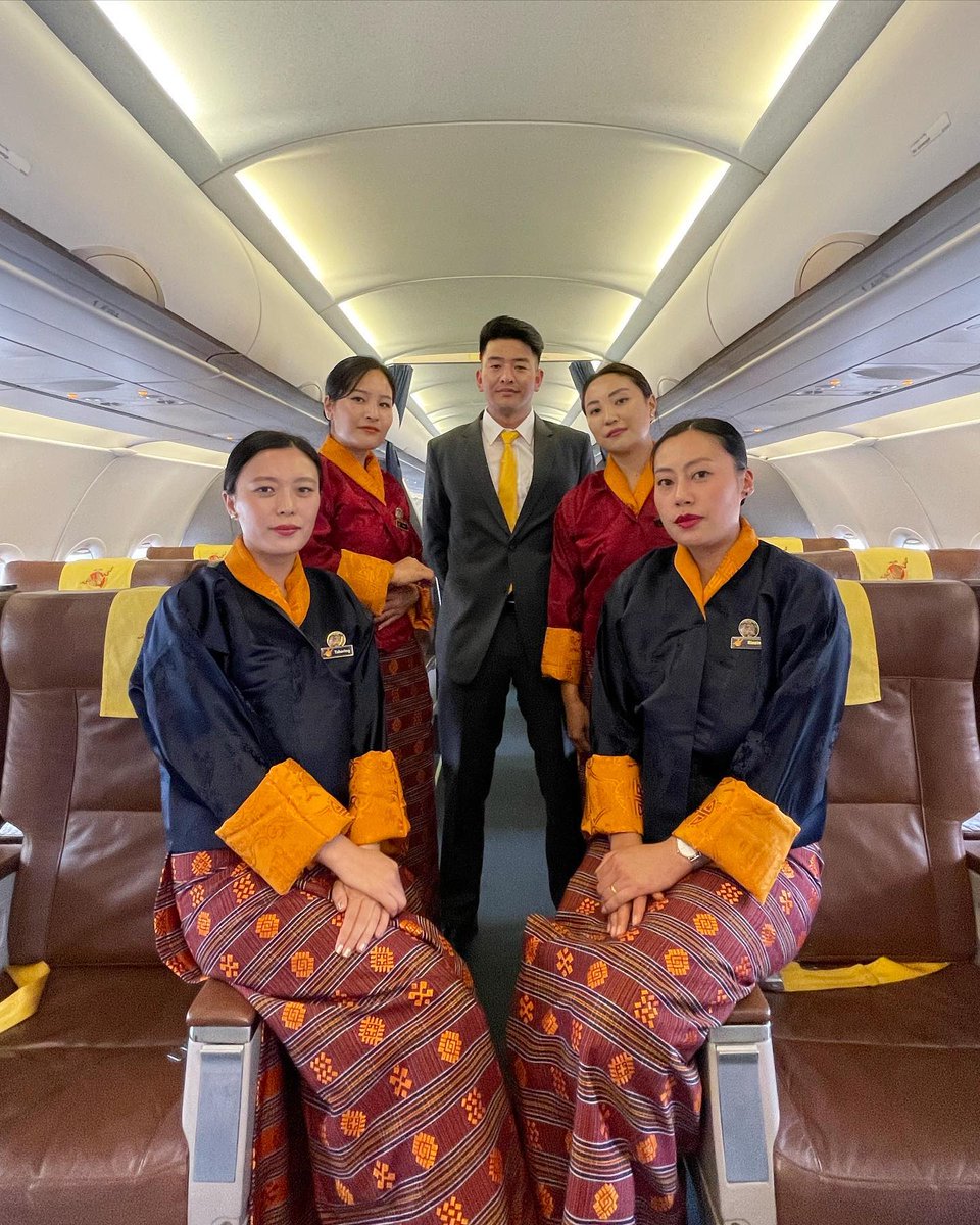 Bhutan_Airlines's tweet photo. Introducing our πππ° ππ«ππ° ππ§π’ππ¨π«π¦π¬! Ready to take off in style.
#BhutanAirlinesnewuniform #tashiair #bhutanairlines #experiencethechange #bhutanbelieve #flyinginstyle https://t.co/pMLfxKIe5M