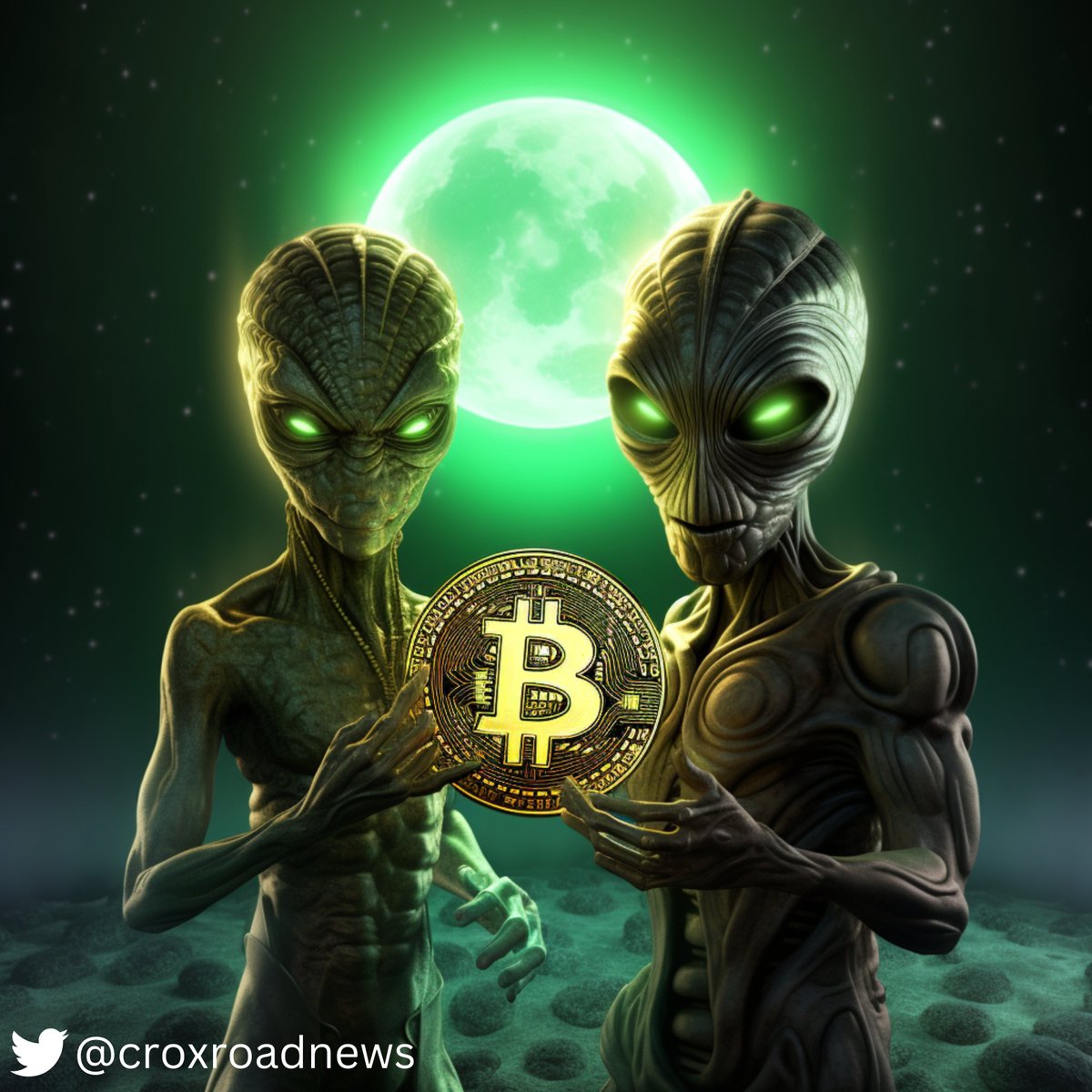 Seems like the aliens👽didn't come for world domination, they just want to #HODL some #Bitcoin