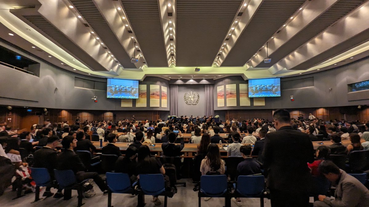 TaraDoesScience's tweet photo. An incredible welcome to the 11th University Scholars Leadership Symposium at the United Nations. Honoured to be representing @UofA_SET and excited for the week ahead @HAffairsAsia https://t.co/4kQgxlfTht