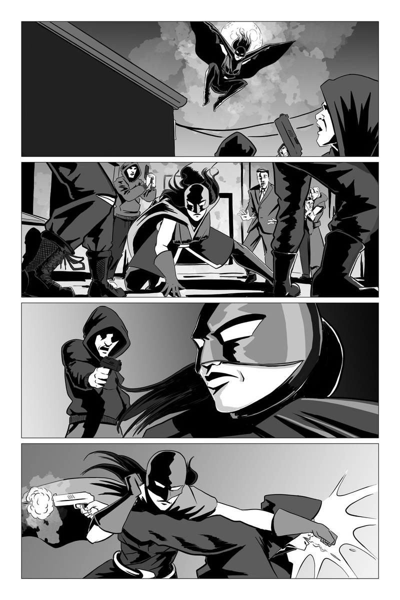 literaturedevil's tweet image. The Dusk side story for #DocAlpha Dead Man&apos;s Lullaby is done (besides the lettering) 😎