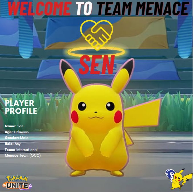 TeamMenaceUnite's tweet photo. Join us in welcoming our newest shining star, Sen! 🌟  
Their skills will make the battlefield glow as they join International Team Menace (OCC)!⚡️ #TeamMenace @sen69420 @OKCCharger https://t.co/cg7a6kSxN1