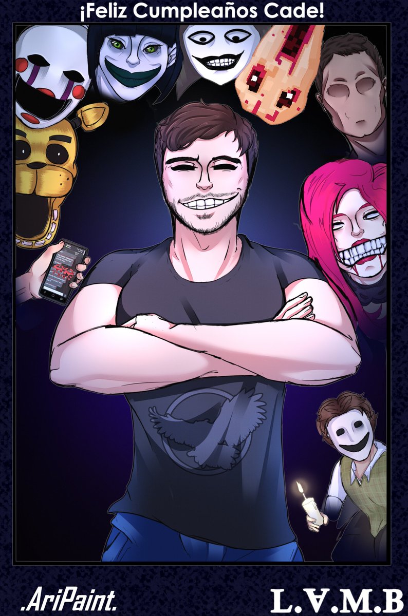 AriPaint_Red's tweet photo. ¡Feliz cumpleaños Cade!✨
Hicimos un Colab como regalo por tu cumpleaños y como agradecimiento de seguir con todos nosotros por tanto tiempo!🎉

 nuestros mejores deseos eres un ejemplo a seguir!🎂
@Cade_YT
#fanart #digitalart #drawing #Youtubers #HappyBirthday https://t.co/XfJyUGljYr