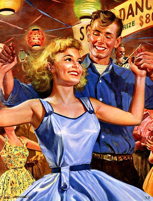 BookerJosl's tweet photo. Peter Stevens, 'Square Dancing' https://t.co/Yqtgdknsl4